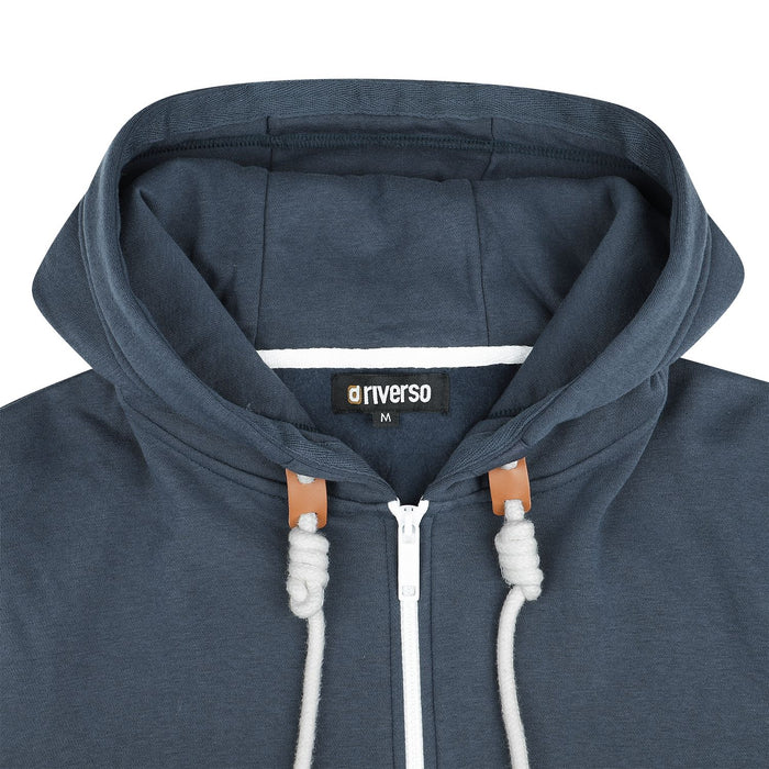 riverso Sweatjacke Herren mit Kapuze Reißverschluss Regular Fit RIVThilo