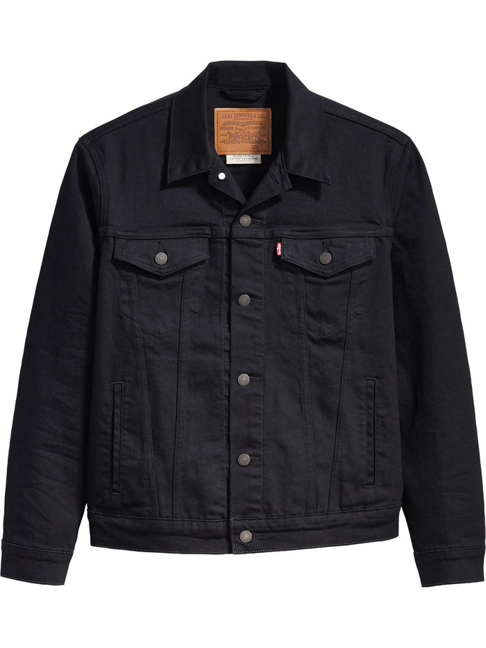 Levis® Herren Jeansjacke The Trucker Jacket - Regular Fit - Blau Schwarz