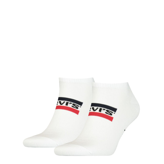 Levis Unisex Sneaker Sportsocken Low Cut Sportswear Logo 2er Pack