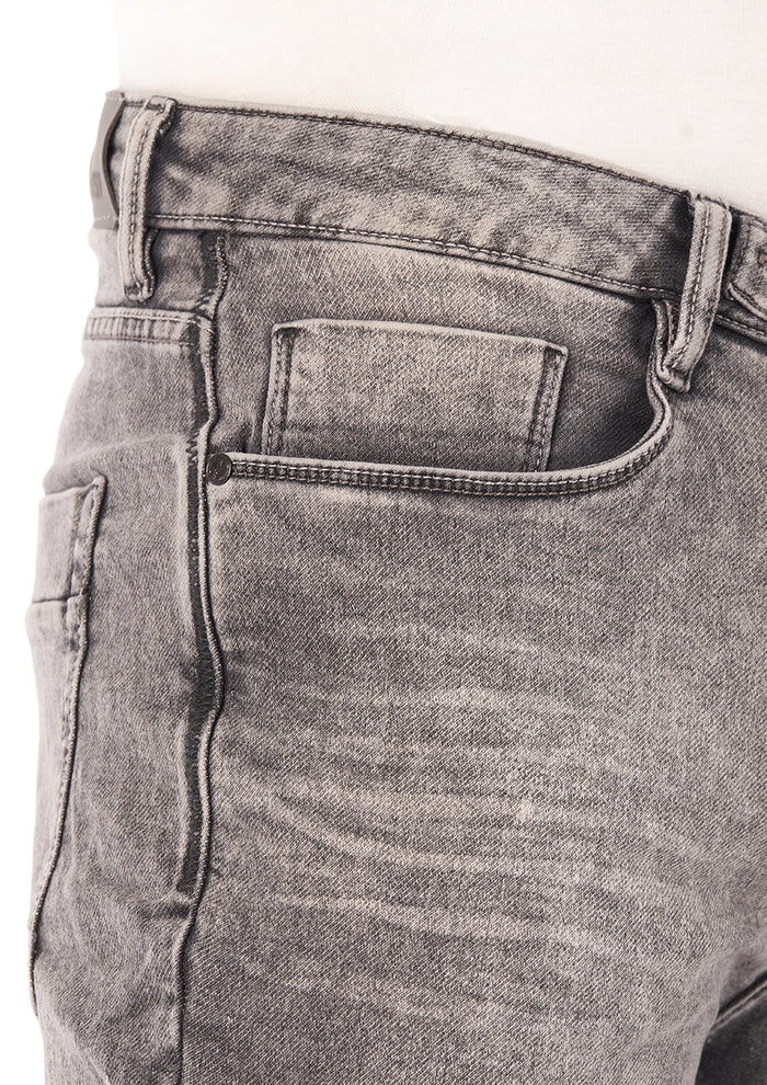 riverso Jeans Shorts Herren Stretch Kurz Kordelzug Regular Fit RIVPaul
