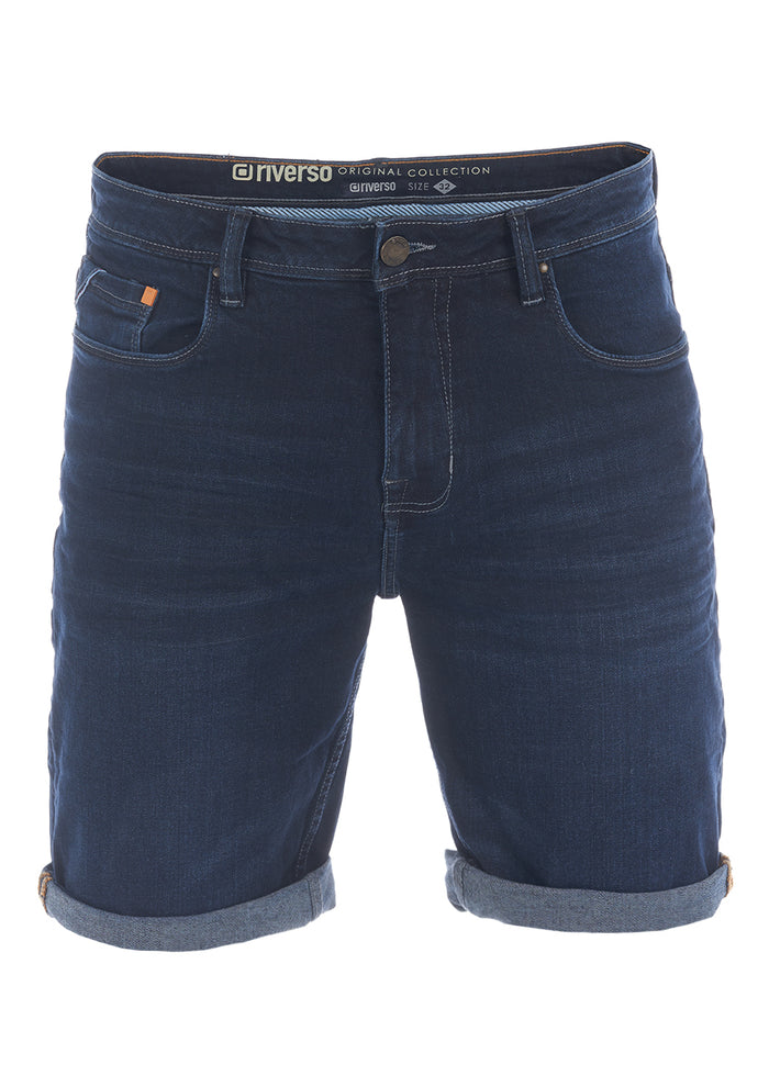 riverso Jeans Shorts Herren Stretch Kurz Regular Fit RIVUdo