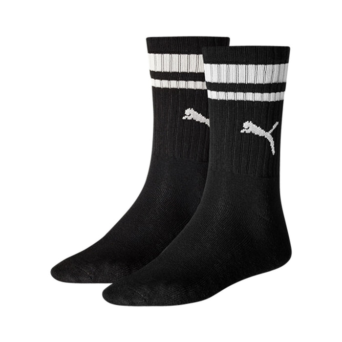 Puma Unisex Herren Damen Socken CREW HERITAGE STRIPE 2er Pack