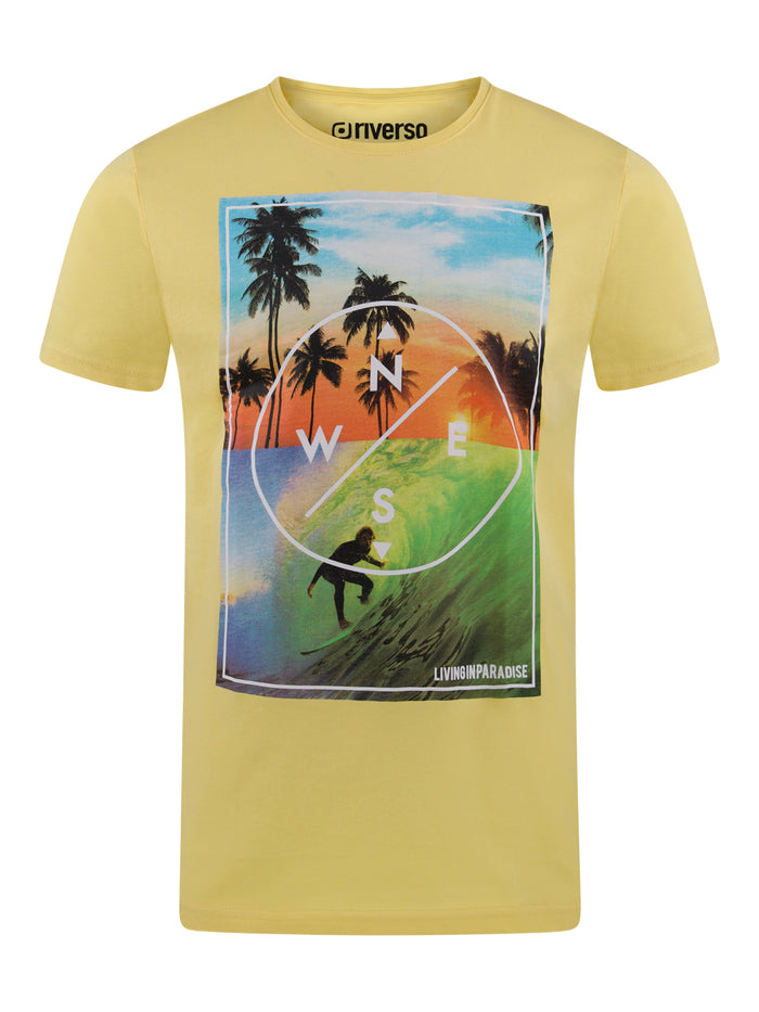 riverso Tshirt Herren Baumwolle Regular Fit RIVLukas