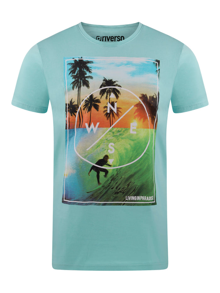 riverso Tshirt Herren Baumwolle Regular Fit RIVLukas