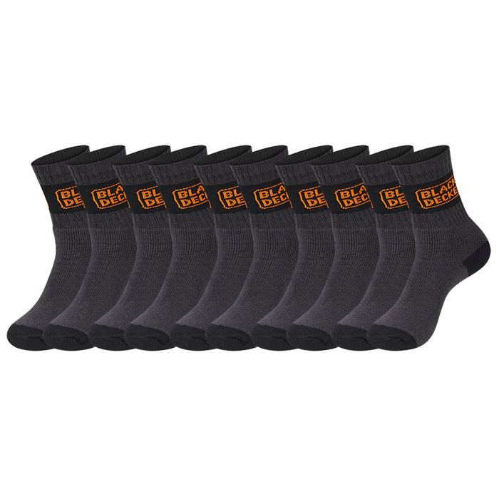 Black+Decker Unisex Herren Damen Sportsocken Heavy Fabric Crew 5er Pack