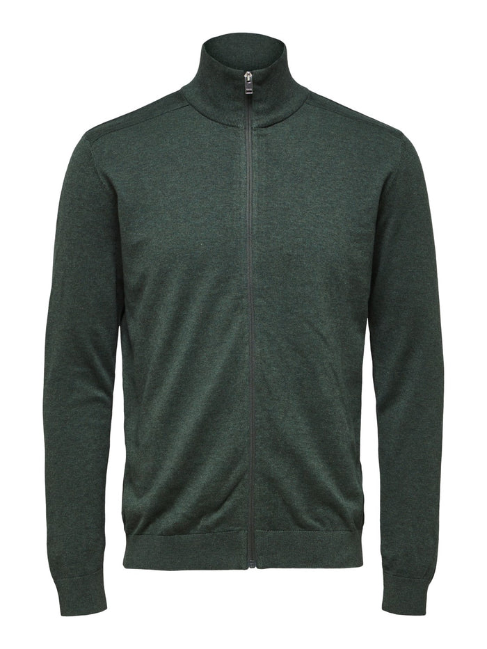 Selected Herren Strickjacke SLHBERG FULL ZIP CARDIGAN
