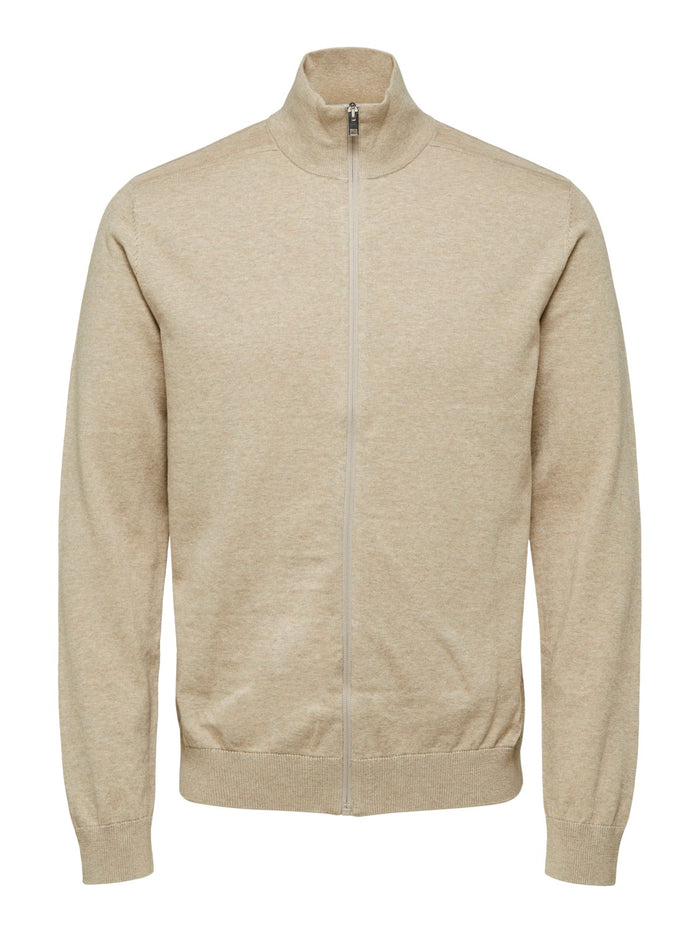 Selected Herren Strickjacke SLHBERG FULL ZIP CARDIGAN