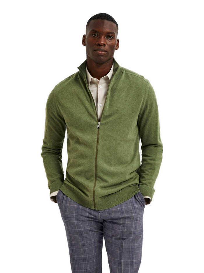 Selected Herren Strickjacke SLHBERG FULL ZIP CARDIGAN