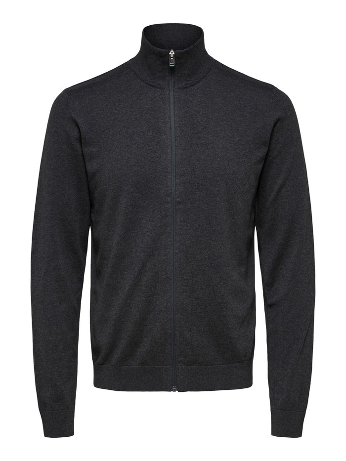 Selected Herren Strickjacke SLHBERG FULL ZIP CARDIGAN