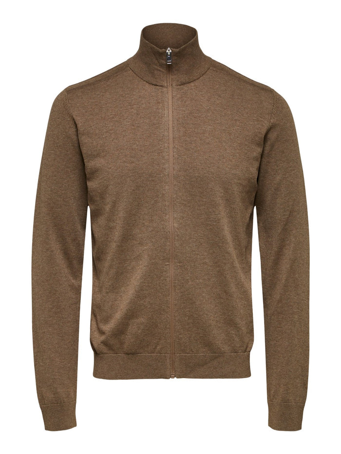 Selected Herren Strickjacke SLHBERG FULL ZIP CARDIGAN