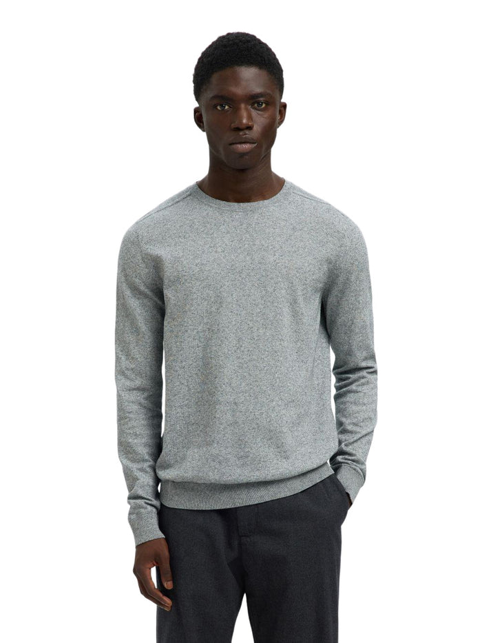 Selected Herren Rundhals Pullover SLHBERG CREW NECK B