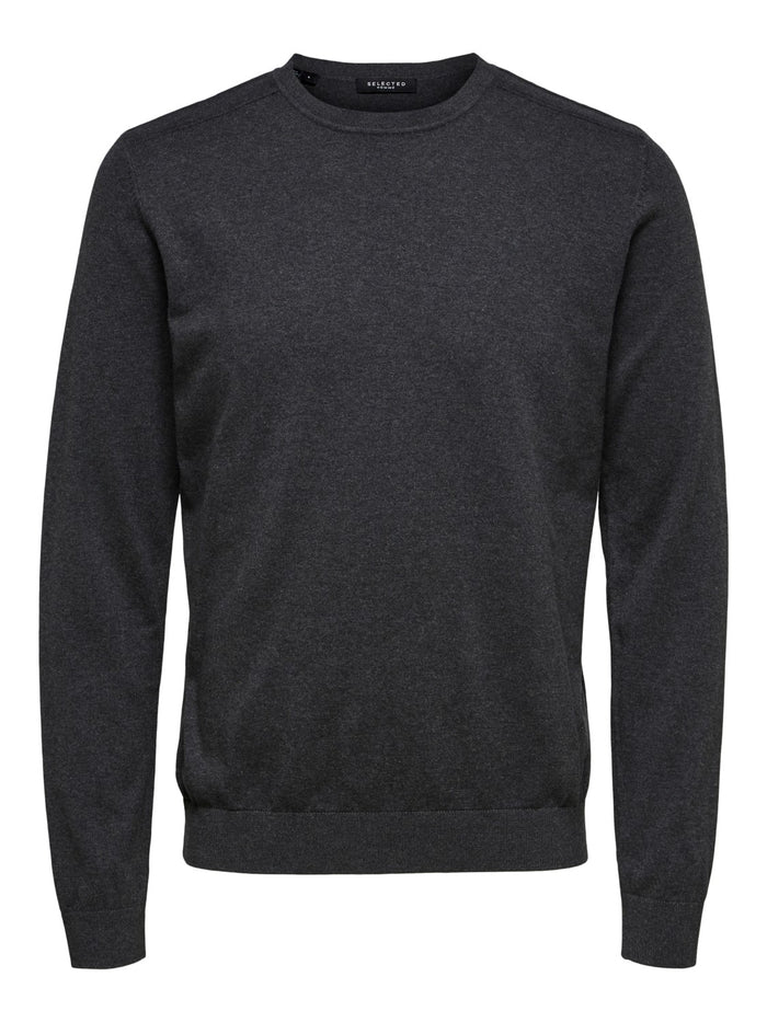 Selected Herren Rundhals Pullover SLHBERG CREW NECK B