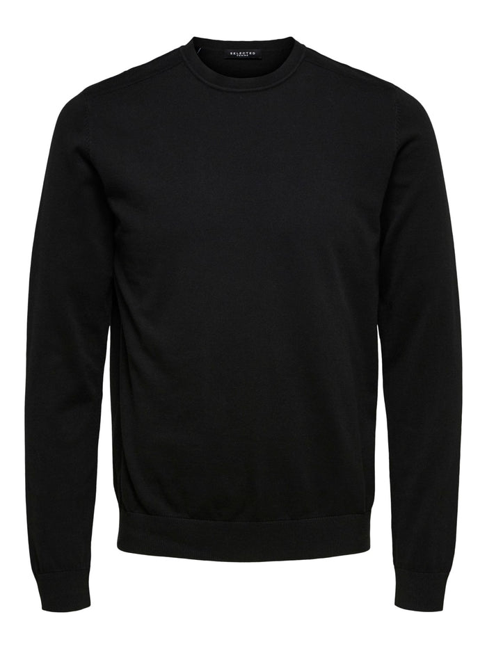 Selected Herren Rundhals Pullover SLHBERG CREW NECK B