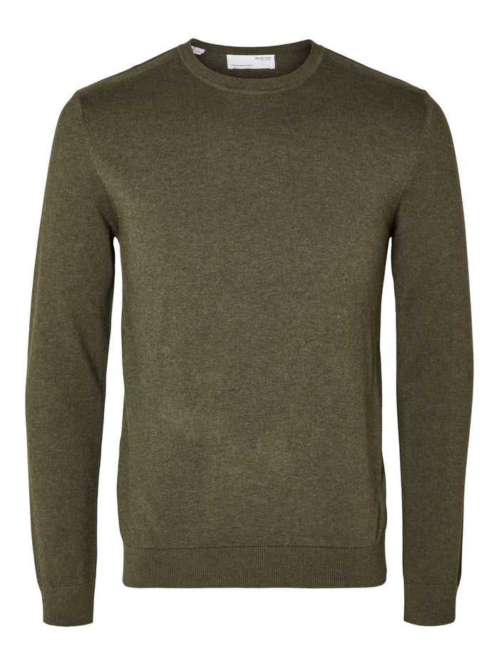 Selected Herren Rundhals Pullover SLHBERG CREW NECK B