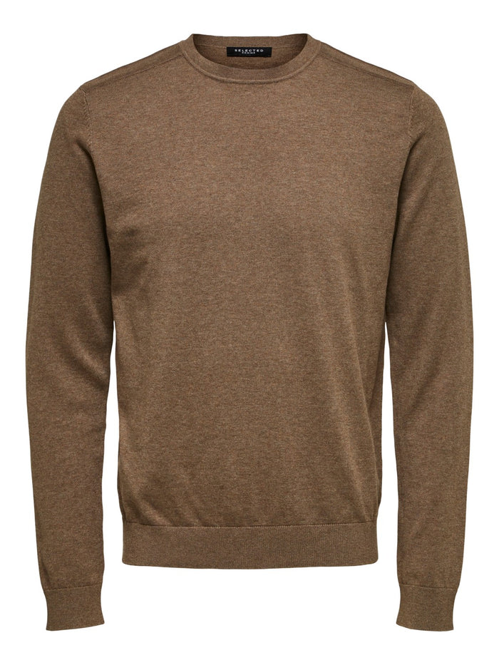 Selected Herren Rundhals Pullover SLHBERG CREW NECK B