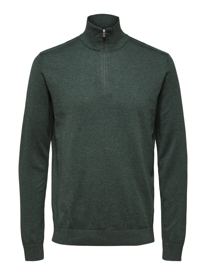 Selected Herren Pullover SLHBERG LS HALF ZIP