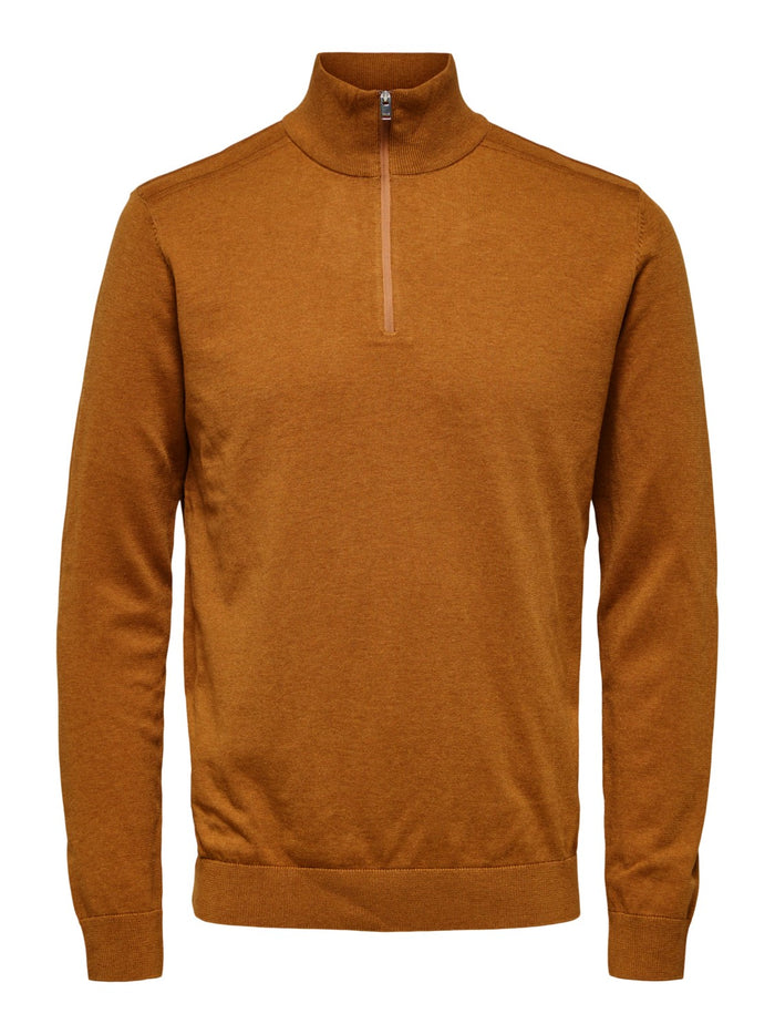 Selected Herren Pullover SLHBERG LS HALF ZIP