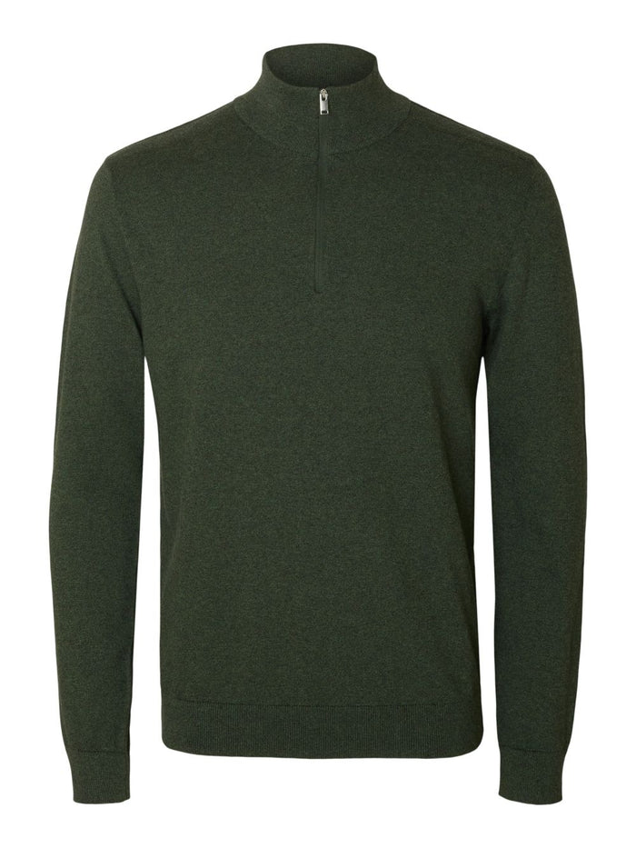 Selected Herren Pullover SLHBERG LS HALF ZIP