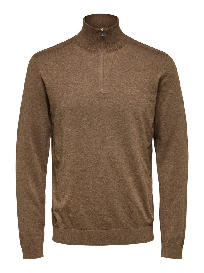 Selected Herren Pullover SLHBERG LS HALF ZIP