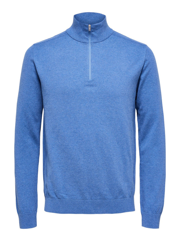 Selected Herren Pullover SLHBERG LS HALF ZIP
