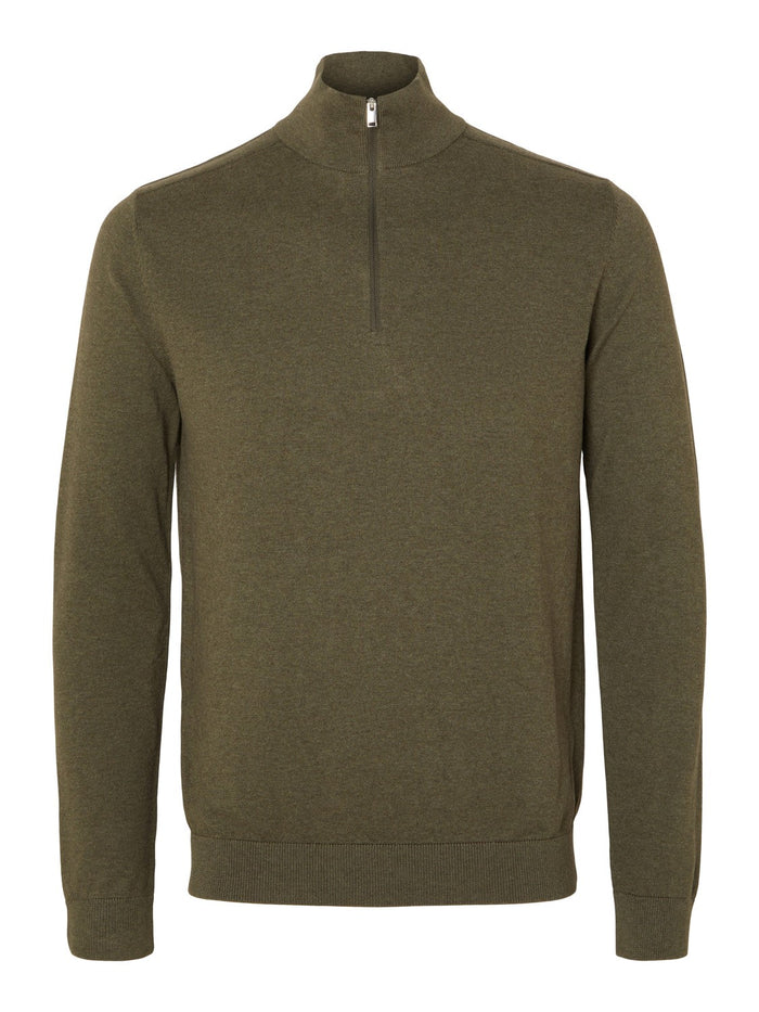 Selected Herren Pullover SLHBERG LS HALF ZIP