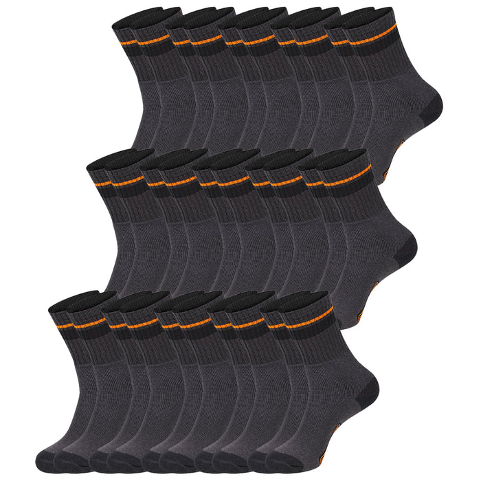 15 Paar Black/Grey (BX/SF/CS/1DEKEX) / 39-42 / 15er Pack