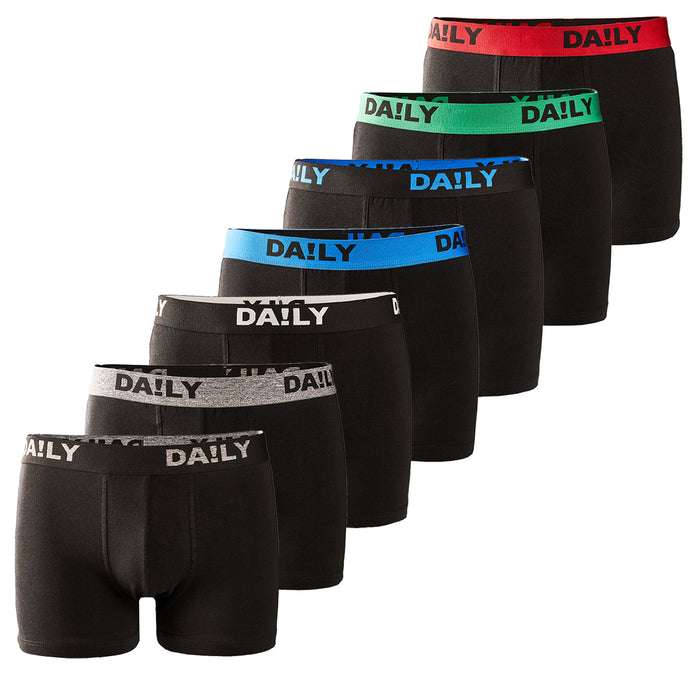 DA!LY UNDERWEAR Herren Boxershort 7er Pack