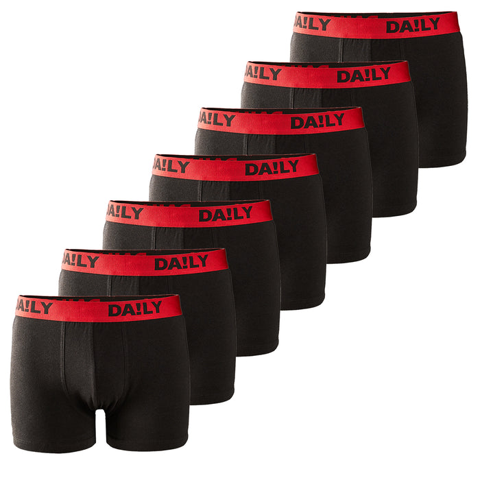 DA!LY UNDERWEAR Herren Boxershort 7er Pack