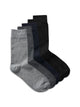 Dark Grey Melange Light grey melange & Black navy & Black & Black