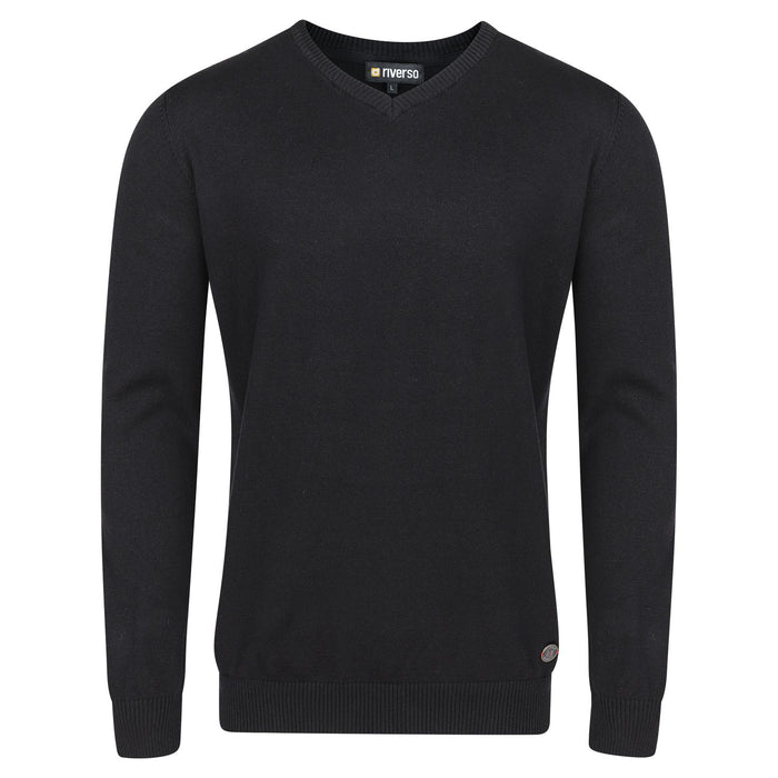 riverso Herren Pullover RIVEmil V-Neck Regular Fit