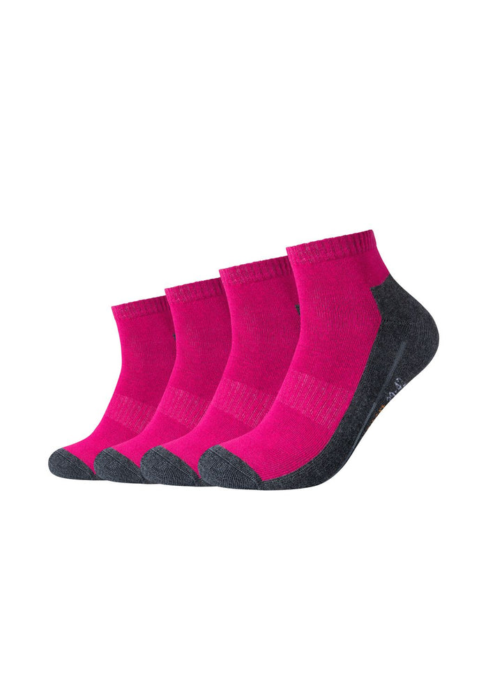 Camano Unisex Classic Sport Quarter 4er Pack