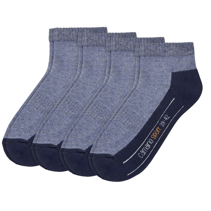 Camano Unisex Classic Sport Quarter 4er Pack