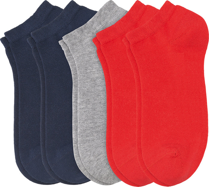 Camano Unisex Sneaker Red 5er Pack
