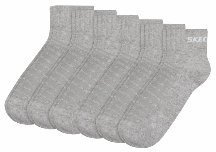 Skechers Unisex Quarter Socken Mesh Ventilation 8er Pack