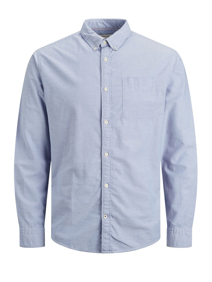 Jack & Jones Herren Freizeit Hemd JJEOXFORD - Slim Fit
