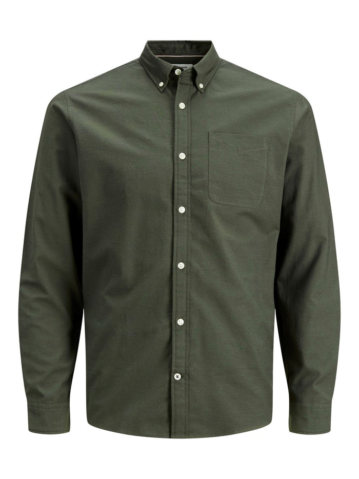 Jack & Jones Herren Freizeit Hemd JJEOXFORD - Slim Fit