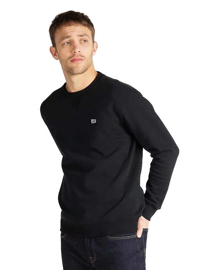 Lee Herren Rundhals Sweatshirt Plain Crew