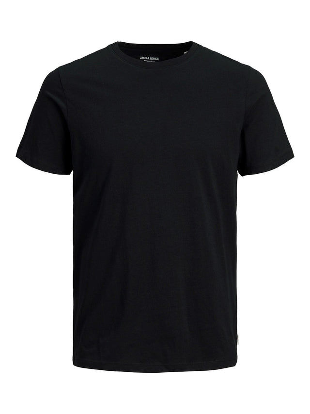 Jack & Jones Herren Rundhals T-Shirt JJEORGANIC BASIC - Slim Fit
