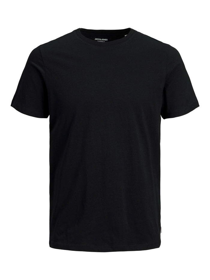 Jack & Jones Herren Rundhals T-Shirt JJEORGANIC BASIC - Slim Fit