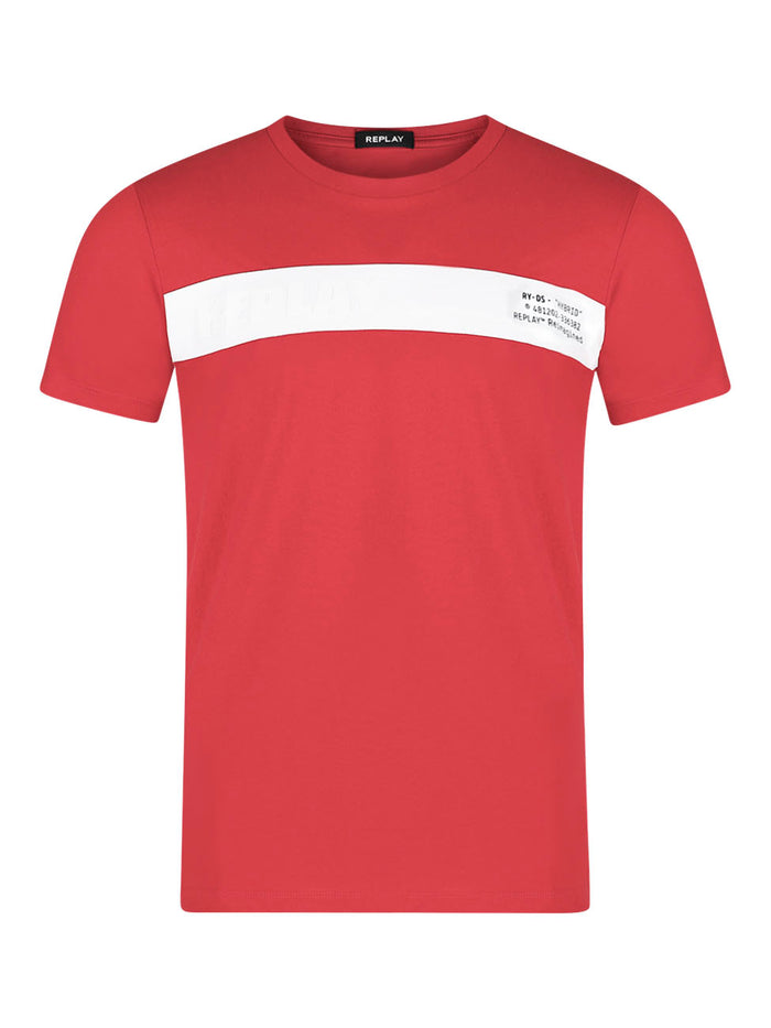 Replay Herren Rundhals T-Shirt Basic Jersey 30/1