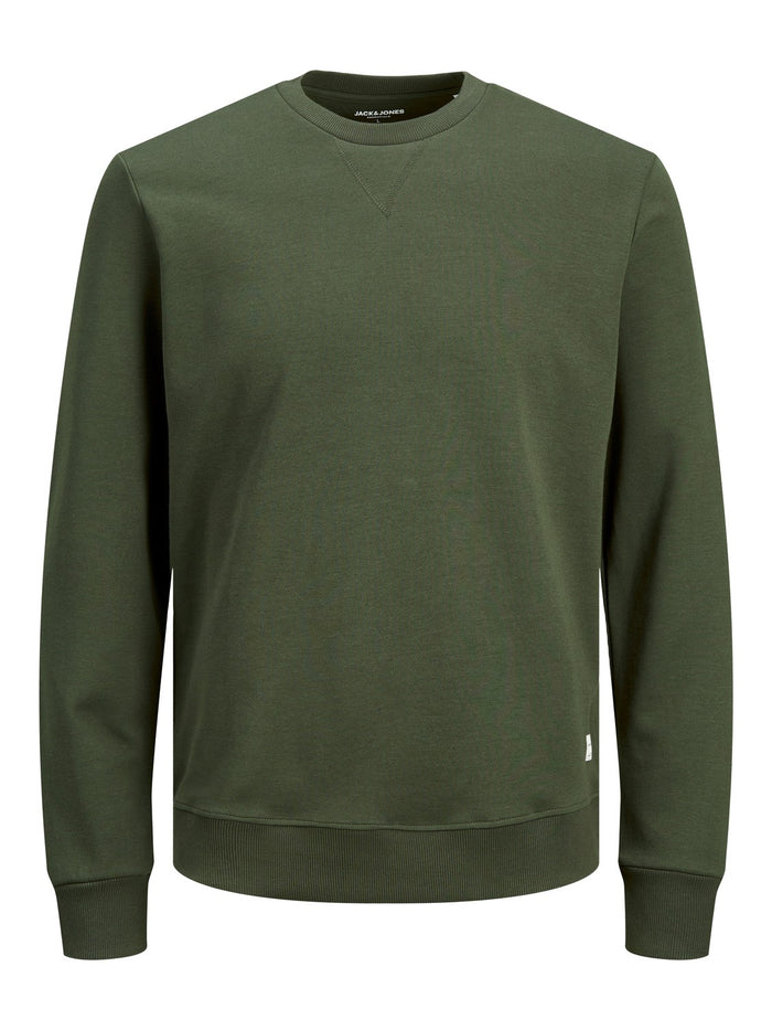 Jack & Jones Herren Sweatshirt JJEBASIC SWEAT CREW NECK