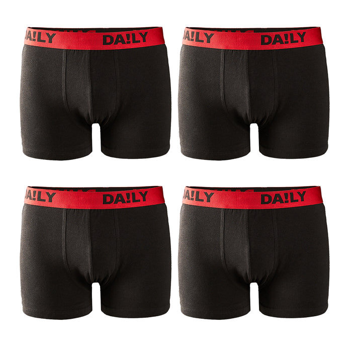 DA!LY UNDERWEAR Herren Boxershort 4er Pack