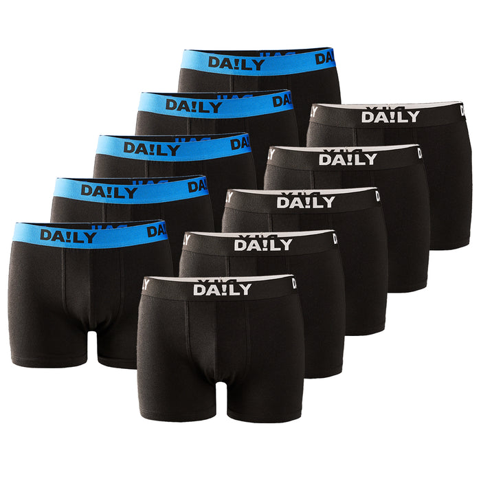 DA!LY UNDERWEAR Herren Boxershort 10er Pack