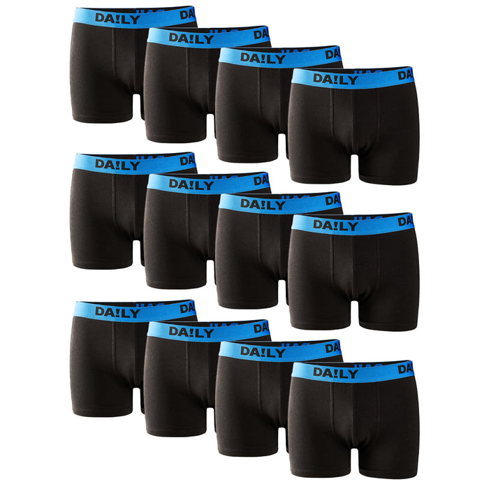 DA!LY UNDERWEAR Herren Boxershort 12er Pack