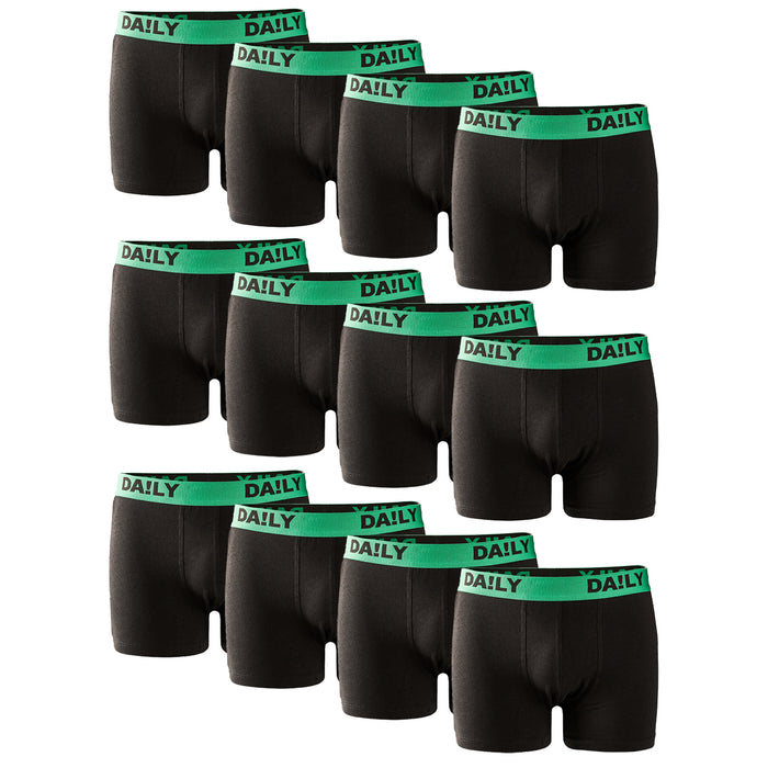 DA!LY UNDERWEAR Herren Boxershort 12er Pack