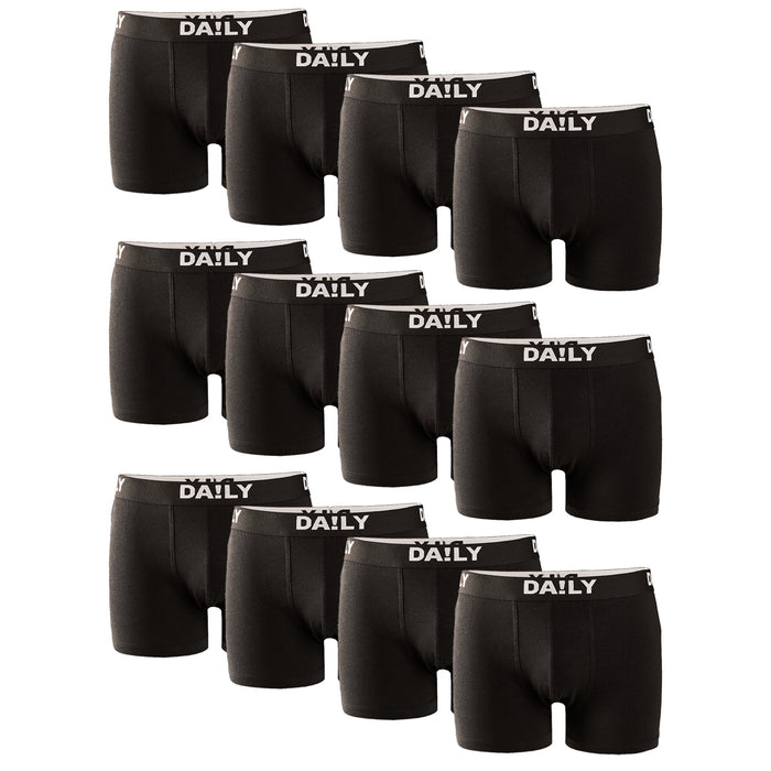 DA!LY UNDERWEAR Herren Boxershort 12er Pack