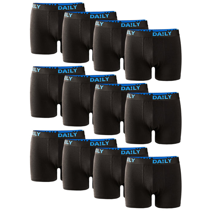 DA!LY UNDERWEAR Herren Boxershort 12er Pack