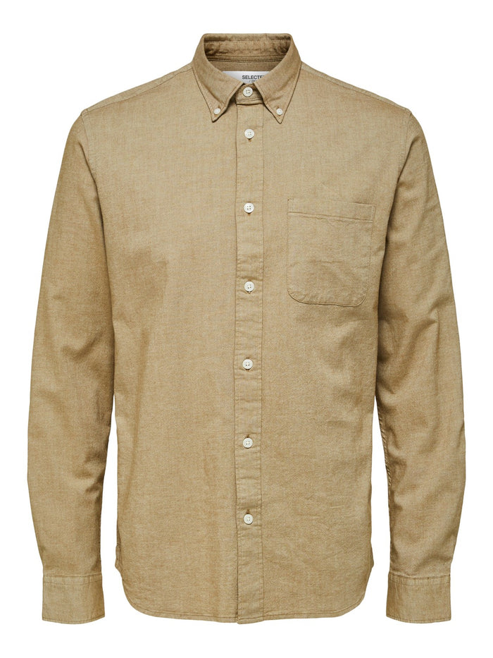 Selected Homme Herren Freizeithemd SLHREGRICK-OX FLEX - Regular Fit