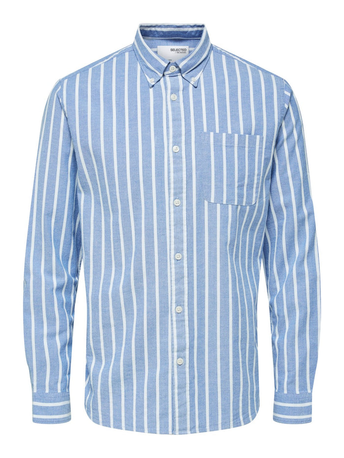 Selected Homme Herren Freizeithemd SLHREGRICK-OX FLEX - Regular Fit