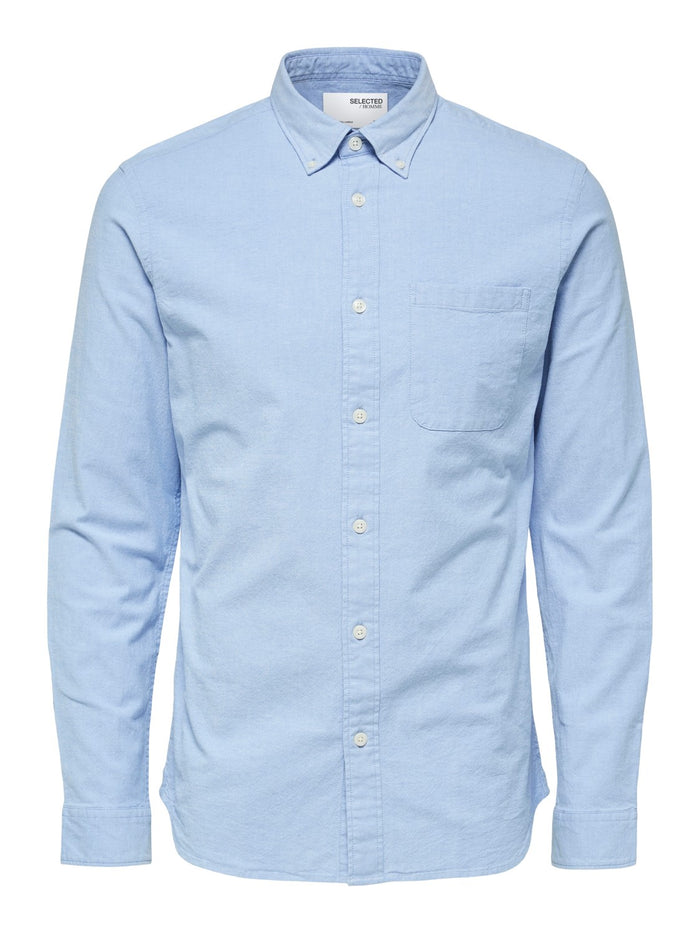 Selected Homme Herren Freizeithemd SLHREGRICK-OX FLEX - Regular Fit